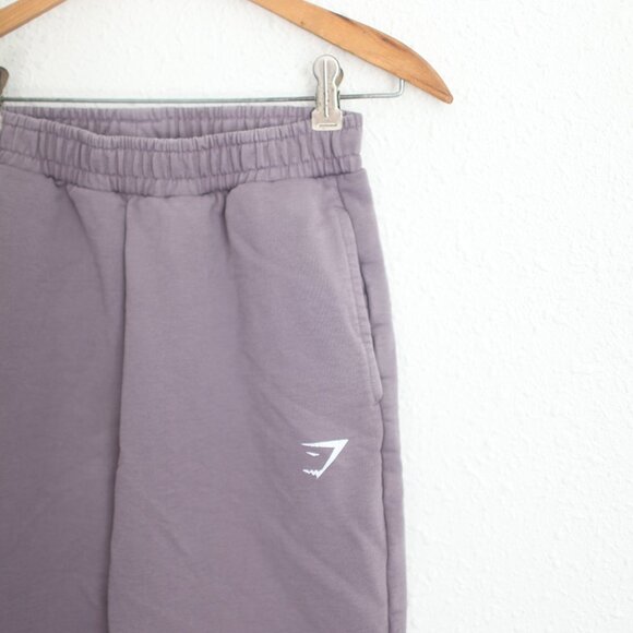 Gym Shark lavendar purple gains patch  sweats sweatpants womens XS - Picture 5 of 7